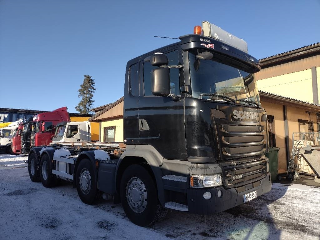 Scania R490 8x4 vaijerilaite,Euro6 - Camion multibenne: photos 1 Scania R490 8x4 vaijerilaite,Euro6 - Camion multibenne: photos 1