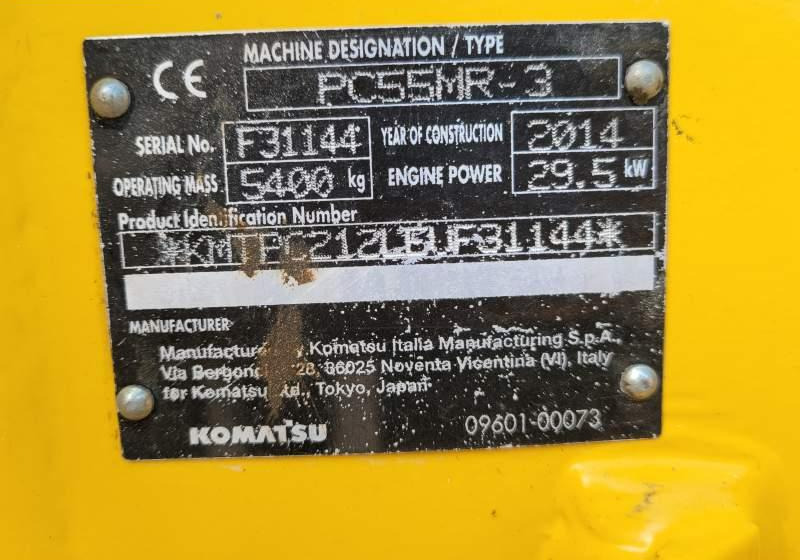 Crédit-bail de  Komatsu PC55MR-3 / SPROWADZONA / 4 380 MTH Komatsu PC55MR-3 / SPROWADZONA / 4 380 MTH: photos 15