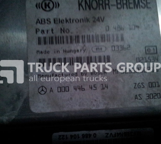 KNORR-BREMSE Mercedes BEnz Atego, Actros ABS / ASR ELEKTRONIK 24V EDC, ECU 00 control unit - Bloc de gestion pour Camion: photos 2 KNORR-BREMSE Mercedes BEnz Atego, Actros ABS / ASR ELEKTRONIK 24V EDC, ECU 00 control unit - Bloc de gestion pour Camion: photos 2