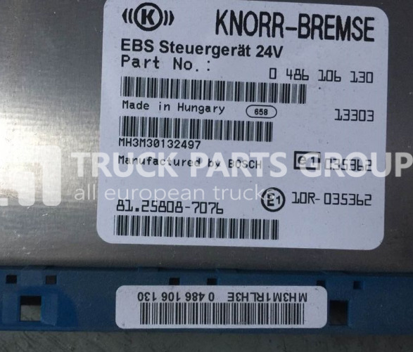 MAN TGX, TGL, TGS, TGM, EBS control unit, electronic brake system, 0 control unit - Bloc de gestion pour Camion: photos 1 MAN TGX, TGL, TGS, TGM, EBS control unit, electronic brake system, 0 control unit - Bloc de gestion pour Camion: photos 1