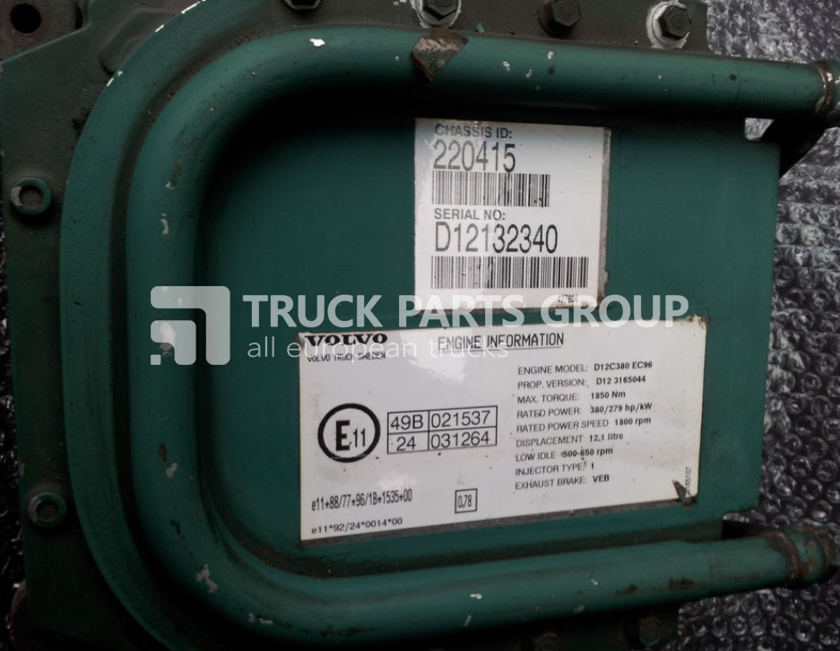 VOLVO FH12, FM12, EURO 3 emission engine control unit, D12C 380 HP, D1 control unit - Bloc de gestion pour Camion: photos 1 VOLVO FH12, FM12, EURO 3 emission engine control unit, D12C 380 HP, D1 control unit - Bloc de gestion pour Camion: photos 1