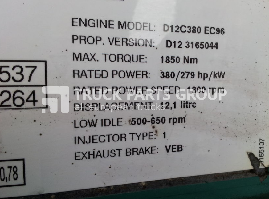 VOLVO FH12, FM12, EURO 3 emission engine control unit, D12C 380 HP, D1 control unit - Bloc de gestion pour Camion: photos 3 VOLVO FH12, FM12, EURO 3 emission engine control unit, D12C 380 HP, D1 control unit - Bloc de gestion pour Camion: photos 3