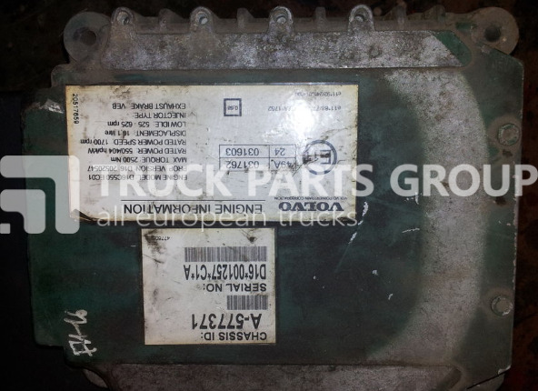 VOLVO FH16, D16C engine type engine control unit, 20520547, 20577131, control unit - Bloc de gestion pour Camion: photos 1 VOLVO FH16, D16C engine type engine control unit, 20520547, 20577131, control unit - Bloc de gestion pour Camion: photos 1