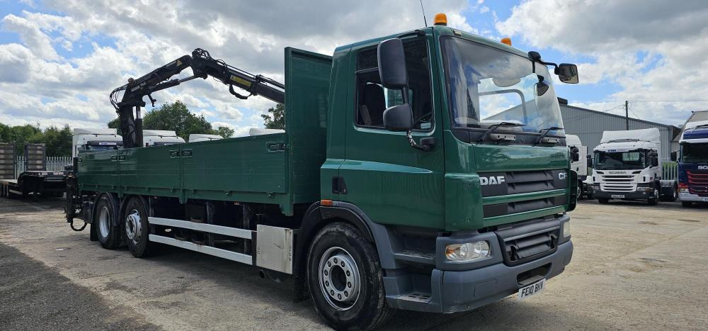 Daf cf 310 Cf 310 brick crane - Camion plateau, Camion grue: photos 2 Daf cf 310 Cf 310 brick crane - Camion plateau, Camion grue: photos 2