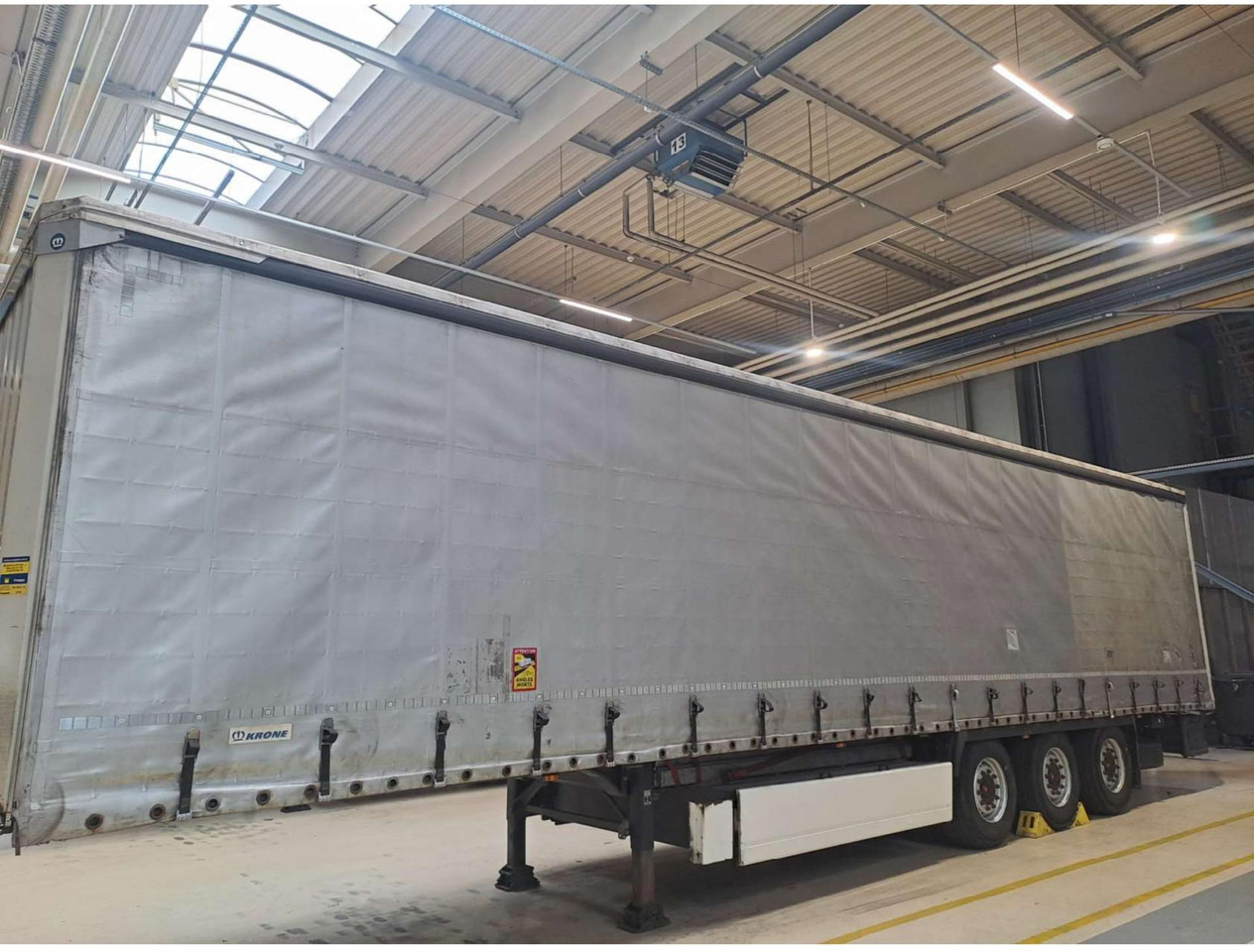 2018 Krone SDP Profi Liner Standard Lifting Axle - Semi-remorque rideaux coulissants: photos 4 2018 Krone SDP Profi Liner Standard Lifting Axle - Semi-remorque rideaux coulissants: photos 4