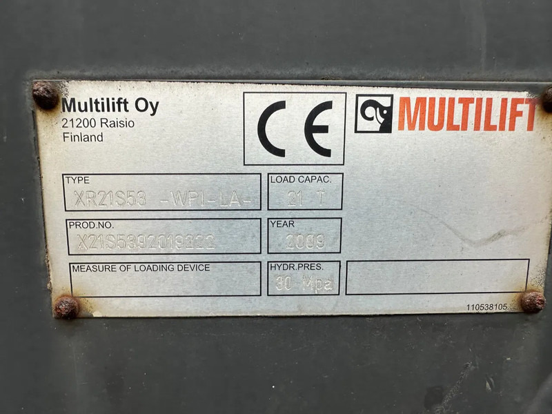 Camion ampliroll Volvo FE 320 / NL TRUCK / EURO 5 / HIAB MULTILIFT XR 21T / LIKE NEW!! / LOW KM!! / LIFT+STEER AXLE: photos 7 Camion ampliroll Volvo FE 320 / NL TRUCK / EURO 5 / HIAB MULTILIFT XR 21T / LIKE NEW!! / LOW KM!! / LIFT+STEER AXLE: photos 7