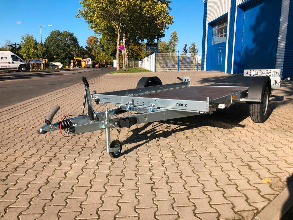 Martz Anhänger / Tieflader 1163Kg Nutzlast mit Knickdeichsel zum Kippen 3250x1850mm *INKL.19% MWST* - Remorque pour moto: photos 5 Martz Anhänger / Tieflader 1163Kg Nutzlast mit Knickdeichsel zum Kippen 3250x1850mm *INKL.19% MWST* - Remorque pour moto: photos 5
