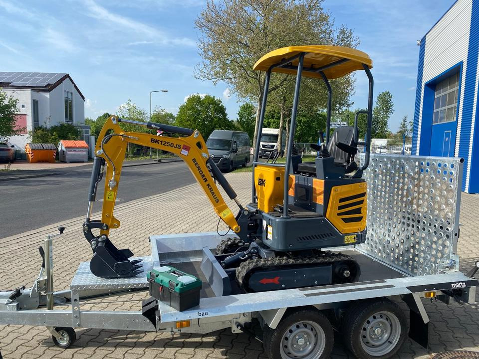 Minibagger BK1250JS + Tieflader + Zubehör *INKL.19% MWST*KUBOTA*BERGER KRAUS*JOYSTICK*SOFORT!* - Mini pelle: photos 5 Minibagger BK1250JS + Tieflader + Zubehör *INKL.19% MWST*KUBOTA*BERGER KRAUS*JOYSTICK*SOFORT!* - Mini pelle: photos 5