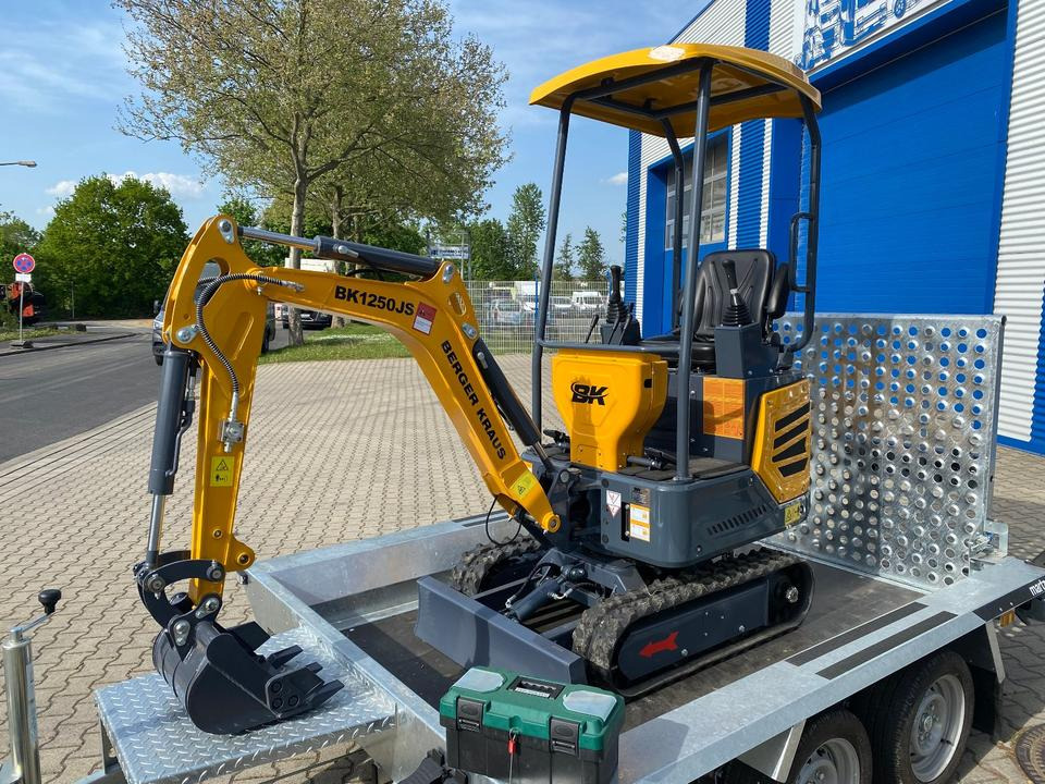 Minibagger BK1250JS + Tieflader + Zubehör *INKL.19% MWST*KUBOTA*BERGER KRAUS*JOYSTICK*SOFORT!* - Mini pelle: photos 4 Minibagger BK1250JS + Tieflader + Zubehör *INKL.19% MWST*KUBOTA*BERGER KRAUS*JOYSTICK*SOFORT!* - Mini pelle: photos 4