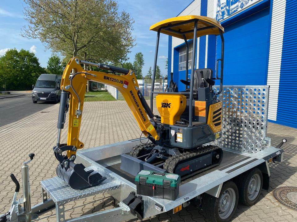 Minibagger BK1250JS + Tieflader + Zubehör *INKL.19% MWST*KUBOTA*BERGER KRAUS*JOYSTICK*SOFORT!* - Mini pelle: photos 4 Minibagger BK1250JS + Tieflader + Zubehör *INKL.19% MWST*KUBOTA*BERGER KRAUS*JOYSTICK*SOFORT!* - Mini pelle: photos 4