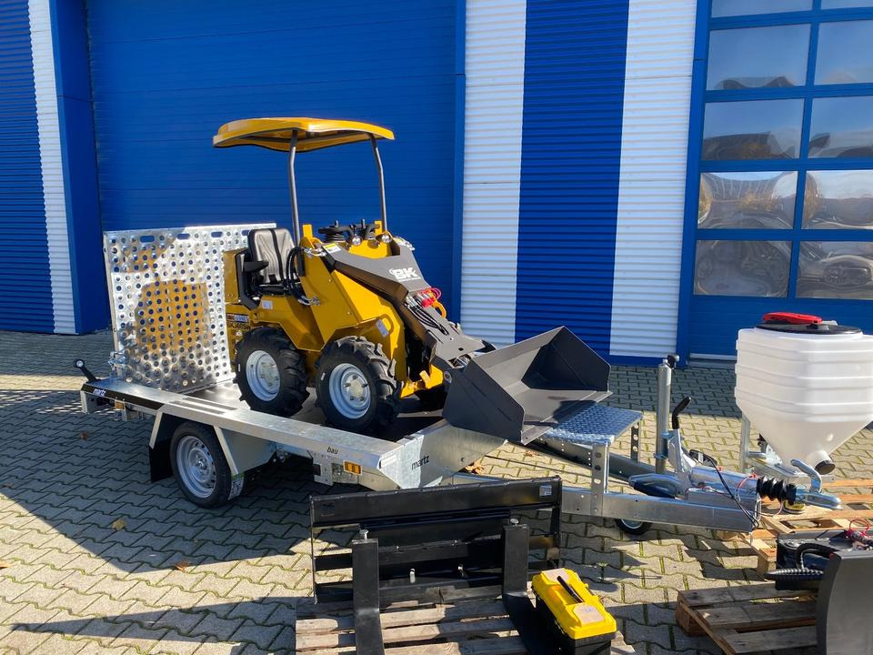 Radlader/Mini-Radlader BK360SW inkl. Tieflader und Winter-Komplettpaket *INKL.19% MWST*BERGER KRAUS*B&S MOTOR*SOFORT!* - Valet de ferme, Remorque: photos 4 Radlader/Mini-Radlader BK360SW inkl. Tieflader und Winter-Komplettpaket *INKL.19% MWST*BERGER KRAUS*B&S MOTOR*SOFORT!* - Valet de ferme, Remorque: photos 4