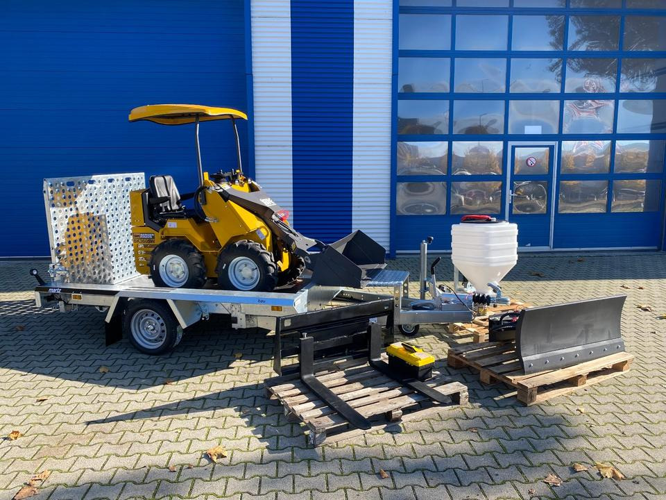 Radlader/Mini-Radlader BK360SW inkl. Tieflader und Winter-Komplettpaket *INKL.19% MWST*BERGER KRAUS*B&S MOTOR*SOFORT!* - Valet de ferme, Remorque: photos 1 Radlader/Mini-Radlader BK360SW inkl. Tieflader und Winter-Komplettpaket *INKL.19% MWST*BERGER KRAUS*B&S MOTOR*SOFORT!* - Valet de ferme, Remorque: photos 1