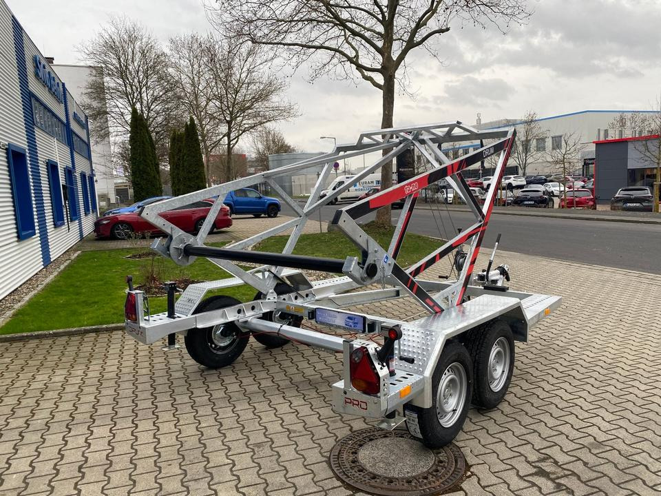 Remorque porte-touret Vermietung / Kabelanhänger 3500KG / Nutzlast 2766KG / Kabeltrommel-Anhänger / Glasfaser/ 3 Tage: photos 11