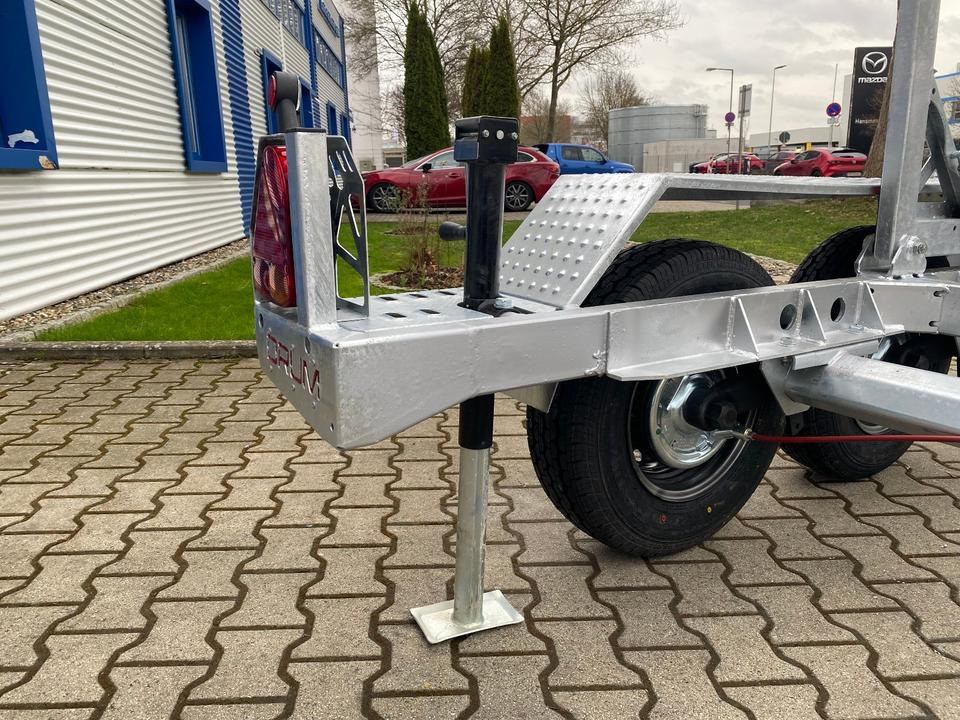 Remorque porte-touret Vermietung / Kabelanhänger 3500KG / Nutzlast 2766KG / Kabeltrommel-Anhänger / Glasfaser/ 3 Tage: photos 9