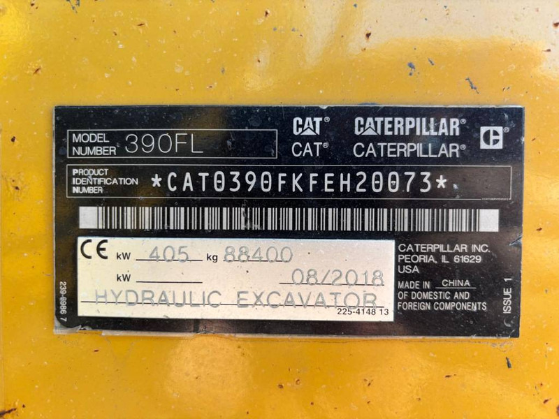 Cat 390 F L - Pelle sur chenille: photos 5 Cat 390 F L - Pelle sur chenille: photos 5