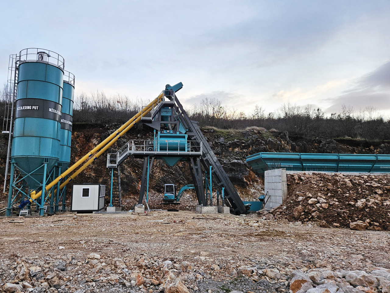 Constmach 120 m³/h kompakte Betonmischanlage - Centrale à béton: photos 2 Constmach 120 m³/h kompakte Betonmischanlage - Centrale à béton: photos 2