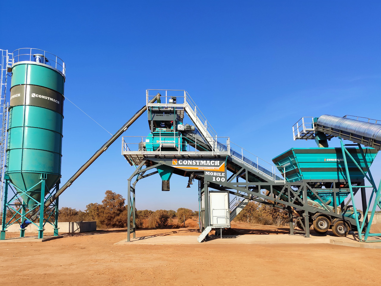 Constmach Centrale à Béton Mobile de 100 m³/h - Centrale à béton: photos 4 Constmach Centrale à Béton Mobile de 100 m³/h - Centrale à béton: photos 4