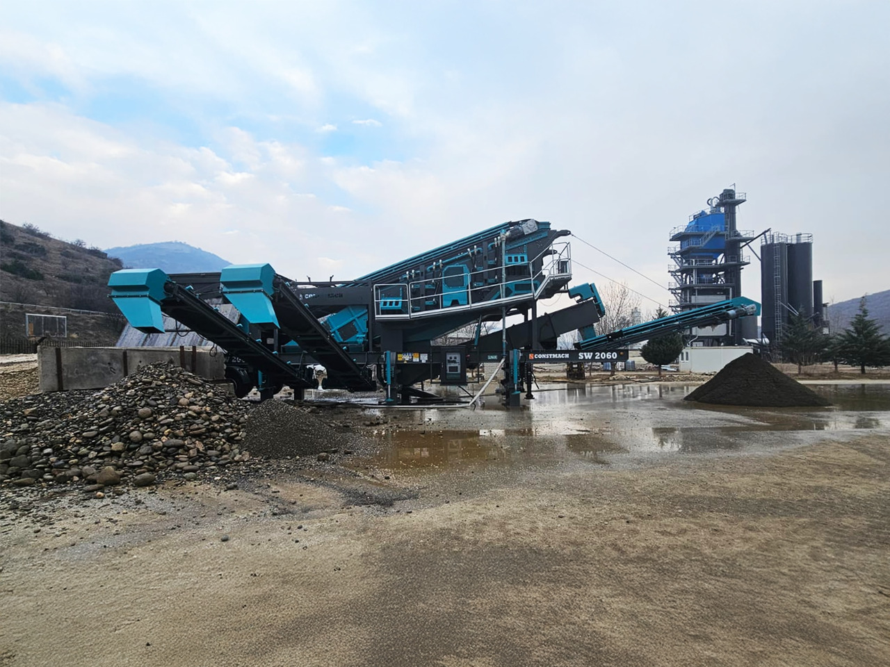 Crible neuf Constmach Installation Mobile De Criblage Et De Lavage 60-200 TPH: photos 6
