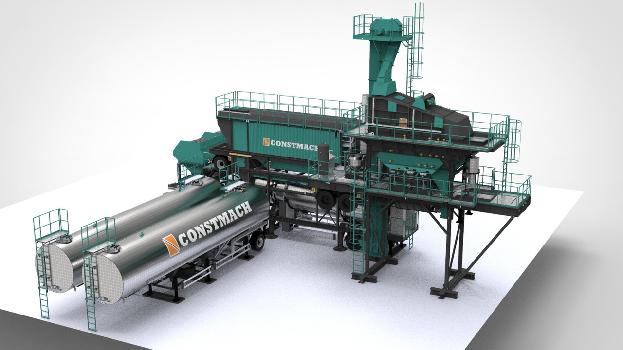Crédit-bail de Constmach Mobile Asphalt Plant Constmach Mobile Asphalt Plant: photos 7