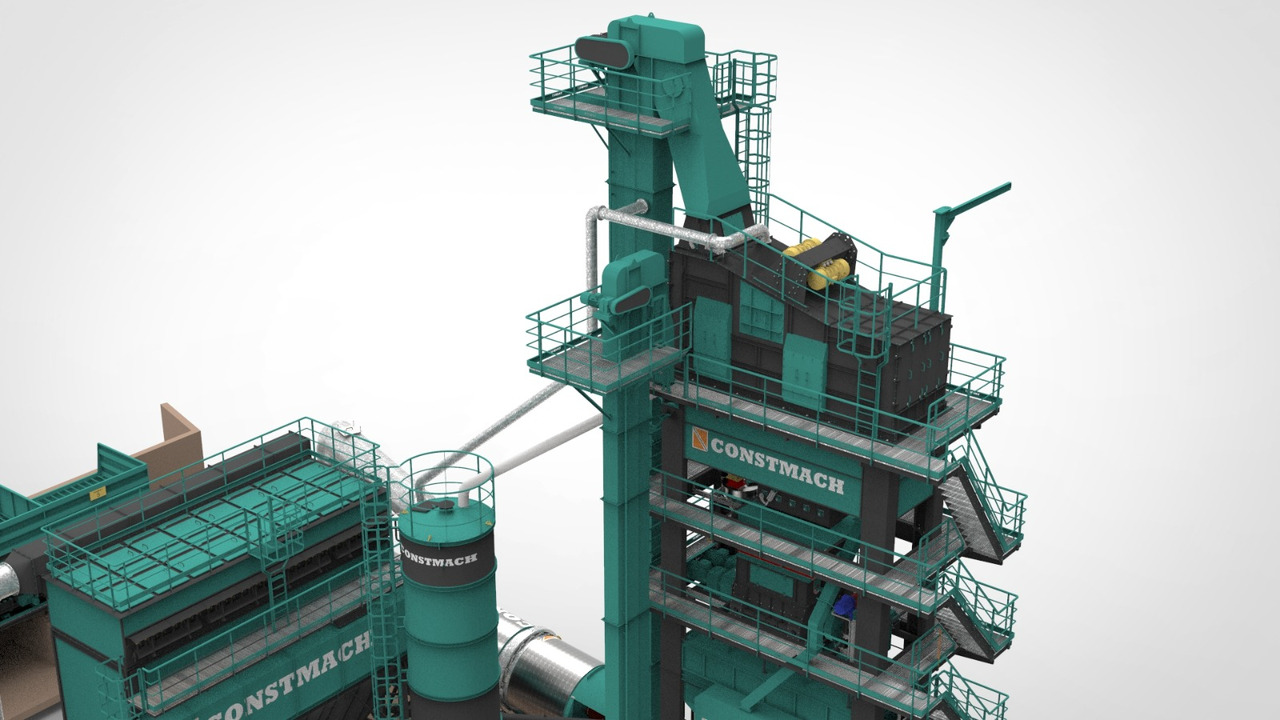 Constmach Stationary Asphalt Plant Delivered in Stock 2 Year Warranty - Centrale d'enrobage: photos 4 Constmach Stationary Asphalt Plant Delivered in Stock 2 Year Warranty - Centrale d'enrobage: photos 4
