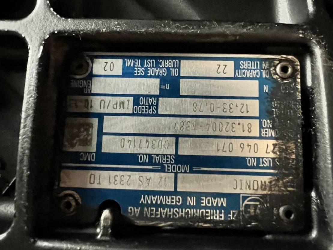 MAN TGA ZF Getriebe 12AS2331 TO - Boîte de vitesse pour Camion: photos 4 MAN TGA ZF Getriebe 12AS2331 TO - Boîte de vitesse pour Camion: photos 4