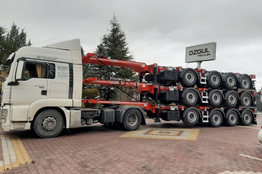 Özgül 4 AXLE HIGH CUBE CONTAINER CARRIER - Semi-remorque porte-conteneur/ Caisse mobile: photos 1 Özgül 4 AXLE HIGH CUBE CONTAINER CARRIER - Semi-remorque porte-conteneur/ Caisse mobile: photos 1