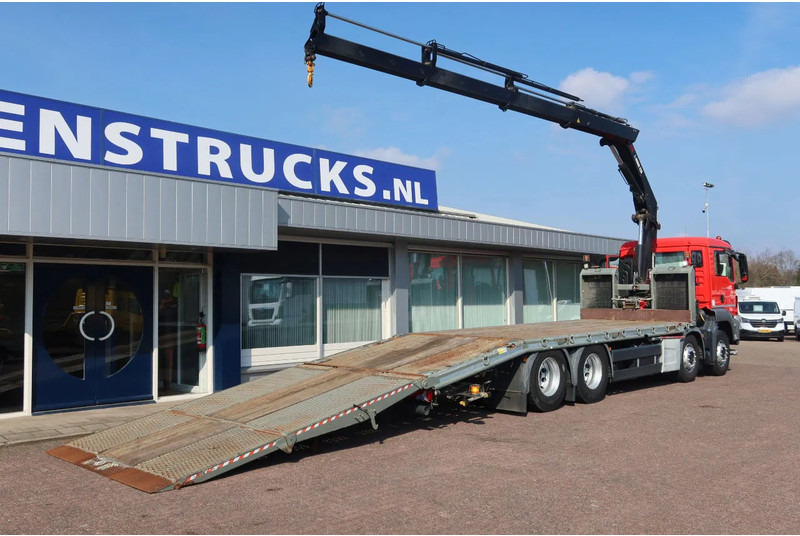MAN TGS 35.360 8x2 Oprijwagen + HIAB 228 E 3 kraan. Radio grafisch + winch - Camion porte-voitures, Camion grue: photos 3 MAN TGS 35.360 8x2 Oprijwagen + HIAB 228 E 3 kraan. Radio grafisch + winch - Camion porte-voitures, Camion grue: photos 3