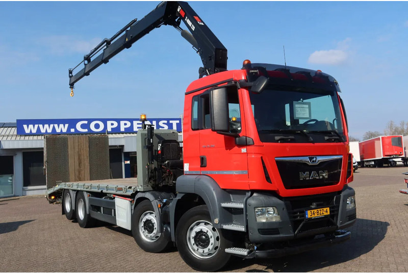 MAN TGS 35.360 8x2 Oprijwagen + HIAB 228 E 3 kraan. Radio grafisch + winch - Camion porte-voitures, Camion grue: photos 2 MAN TGS 35.360 8x2 Oprijwagen + HIAB 228 E 3 kraan. Radio grafisch + winch - Camion porte-voitures, Camion grue: photos 2