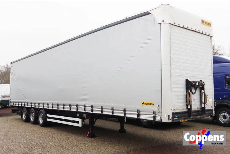 Wielton Mega Trailer with Terberg King Lifter contruction. Kooiaap aansluiting € 19.950.- netto. - Semi-remorque rideaux coulissants: photos 1 Wielton Mega Trailer with Terberg King Lifter contruction. Kooiaap aansluiting € 19.950.- netto. - Semi-remorque rideaux coulissants: photos 1