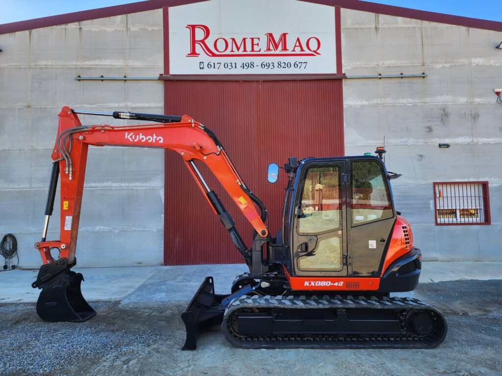 KUBOTA KX080-4A2 - Mini pelle: photos 1 KUBOTA KX080-4A2 - Mini pelle: photos 1