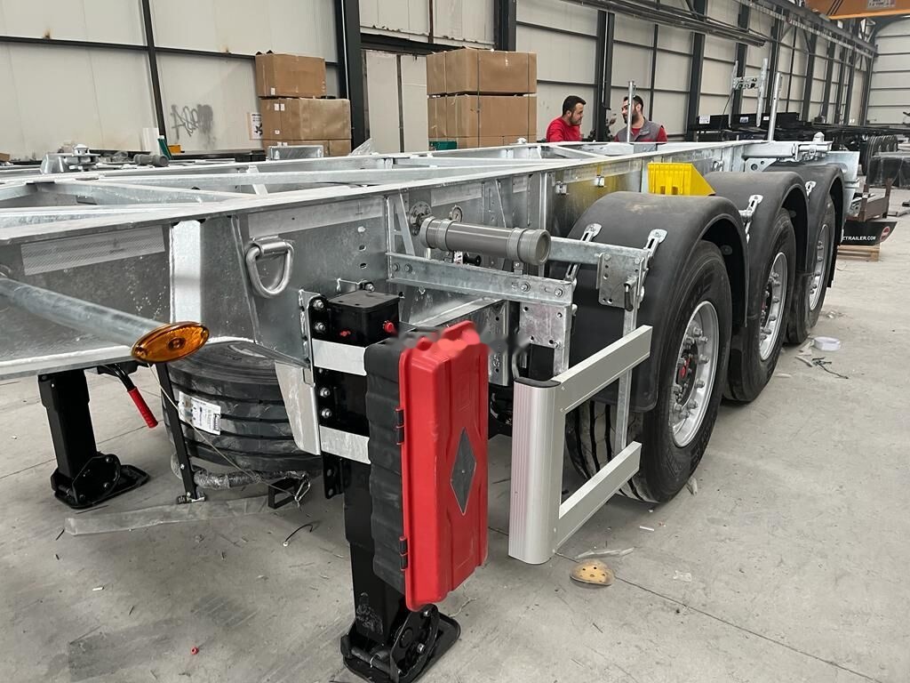 Semi-remorque porte-conteneur/ Caisse mobile neuf REIS TREYLER 20FT ISO Container Carrier: photos 23