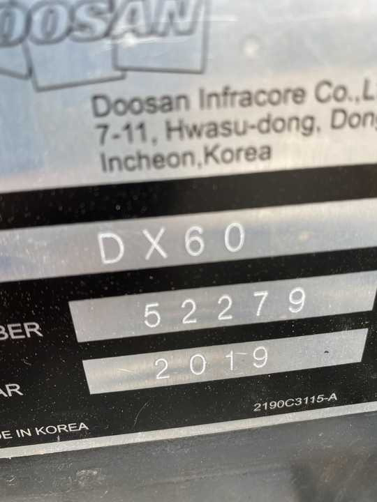 Awesome Performance Korea Imported Small Scale Used Doosan Excavator Dx60 Dx225 Dh60 Dh55 - Pelle sur chenille: photos 3 Awesome Performance Korea Imported Small Scale Used Doosan Excavator Dx60 Dx225 Dh60 Dh55 - Pelle sur chenille: photos 3