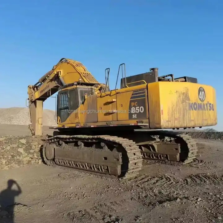 Secondhand Komatsu pc850 Komatsu 85 tons of excavator used komatsu PC850 excavator change rock arm crushing hammer - Pelle: photos 2 Secondhand Komatsu pc850 Komatsu 85 tons of excavator used komatsu PC850 excavator change rock arm crushing hammer - Pelle: photos 2