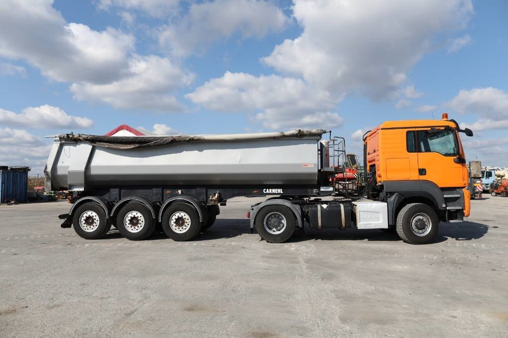 MAN TGS 18.480 4x4 Truck + Carnehl CHKS/AH Aluminium T  - Camion benne: photos 2 MAN TGS 18.480 4x4 Truck + Carnehl CHKS/AH Aluminium T  - Camion benne: photos 2