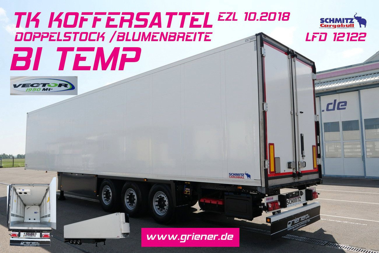 Schmitz Cargobull SKO 24/1950 MT / BI TEMP /DS /BLUMEN / MULTITEMP - Semi-remorque fourgon: photos 1 Schmitz Cargobull SKO 24/1950 MT / BI TEMP /DS /BLUMEN / MULTITEMP - Semi-remorque fourgon: photos 1