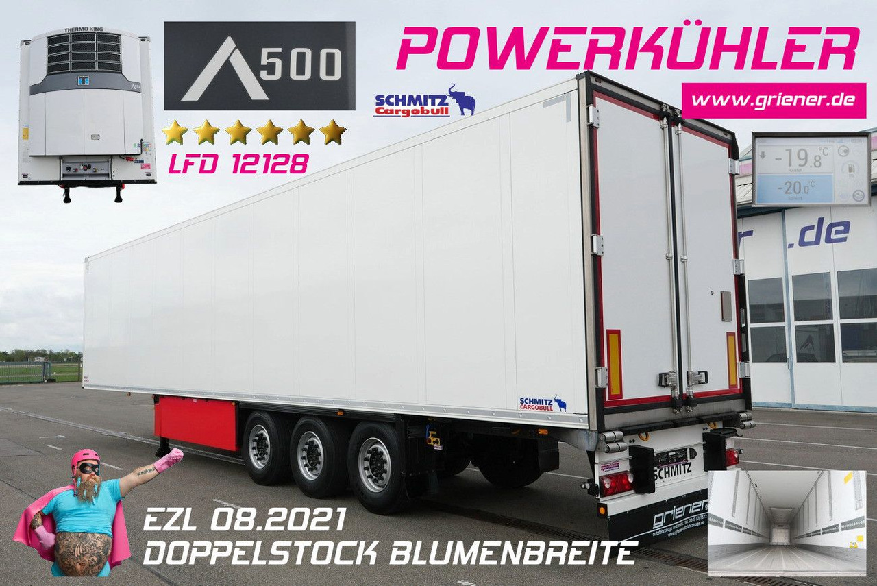 Semi-remorque frigorifique Schmitz Cargobull SKO 24/DOPPELSTOCK BLUMEN TK A500 DRP 5 x vorh.: photos 1