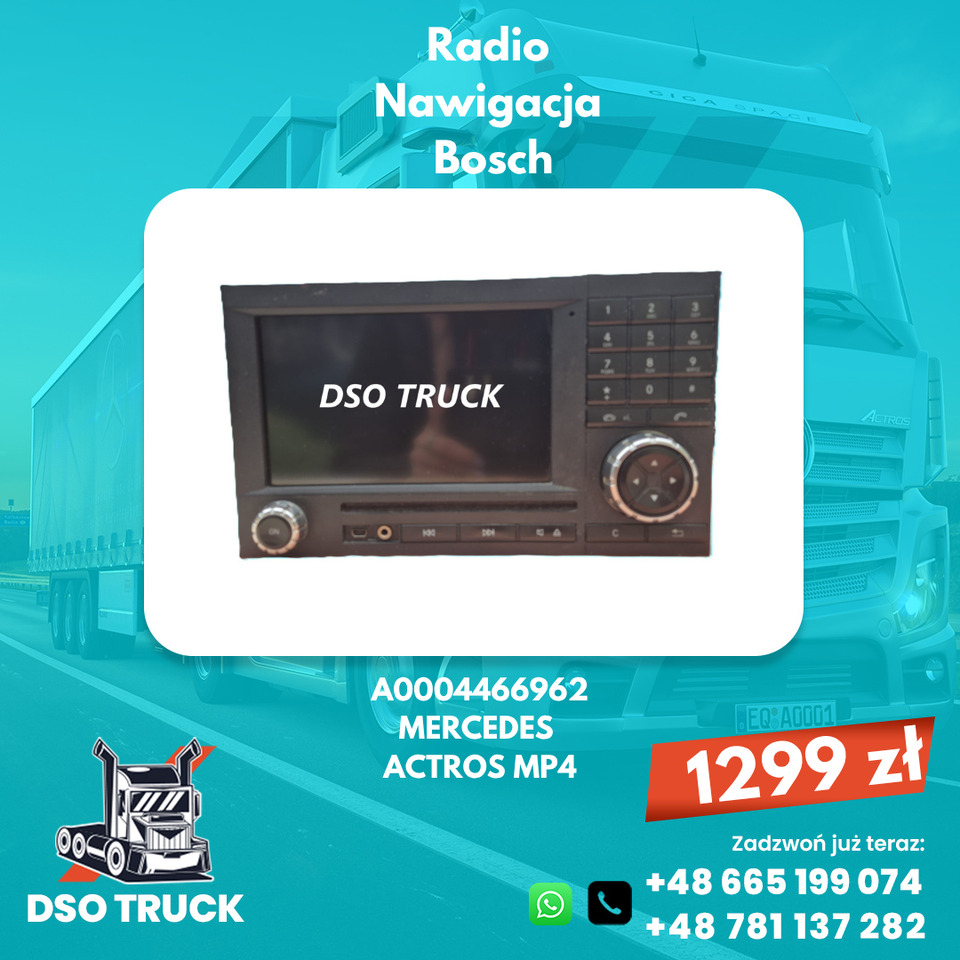 Radio Nawigacja Bosch Mercedes Actros MP4 A0004468262 A0004466962 A0004465962 A0 - Pièces de rechange: photos 4 Radio Nawigacja Bosch Mercedes Actros MP4 A0004468262 A0004466962 A0004465962 A0 - Pièces de rechange: photos 4