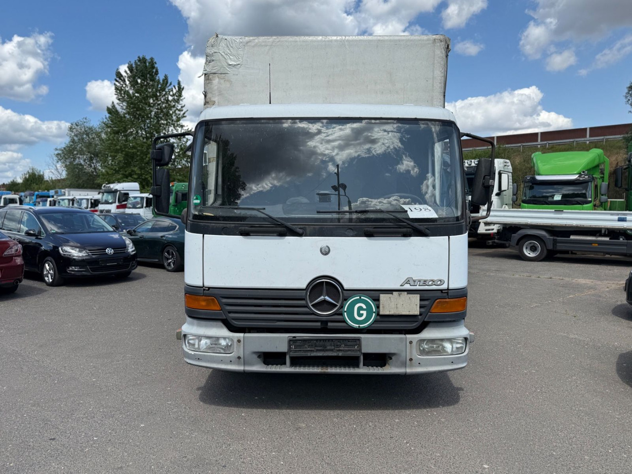 Mercedes-Benz Atego 817 - Camion à rideaux coulissants: photos 1 Mercedes-Benz Atego 817 - Camion à rideaux coulissants: photos 1