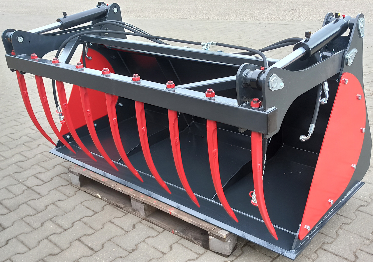 METAL-TECHNIK Krokodilschaufel / Manure grab godet / Grappin à fumier / Benna coccodrillo / Ковш-захват / Łyżko-krokodyl 2 m - Godet pour Godet: photos 2 METAL-TECHNIK Krokodilschaufel / Manure grab godet / Grappin à fumier / Benna coccodrillo / Ковш-захват / Łyżko-krokodyl 2 m - Godet pour Godet: photos 2