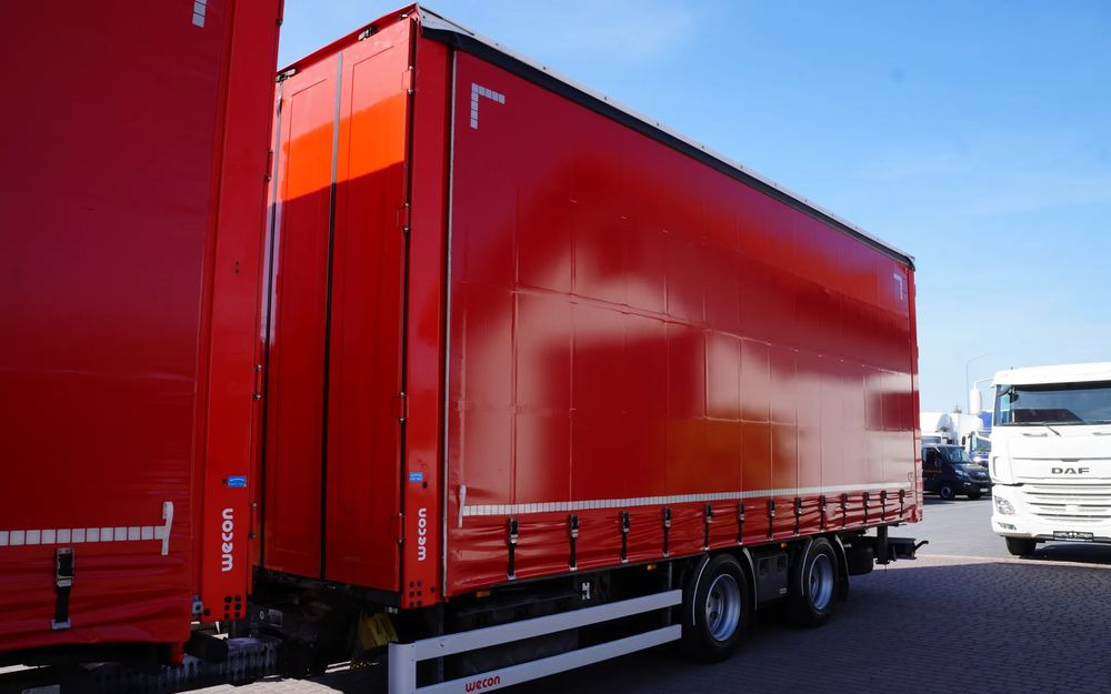 Camion à rideaux coulissants DAF XF 480 EURO 6 ZESTAW TANDEM PRZEJAZDOWY 120 M3  7,8 M + 7,8 M WECON: photos 7