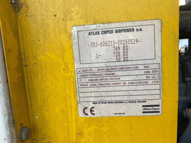 Crédit-bail de ATLAS COPCO XAS 56 Compresseur d'air sur roues ATLAS COPCO XAS 56 Compresseur d'air sur roues: photos 10