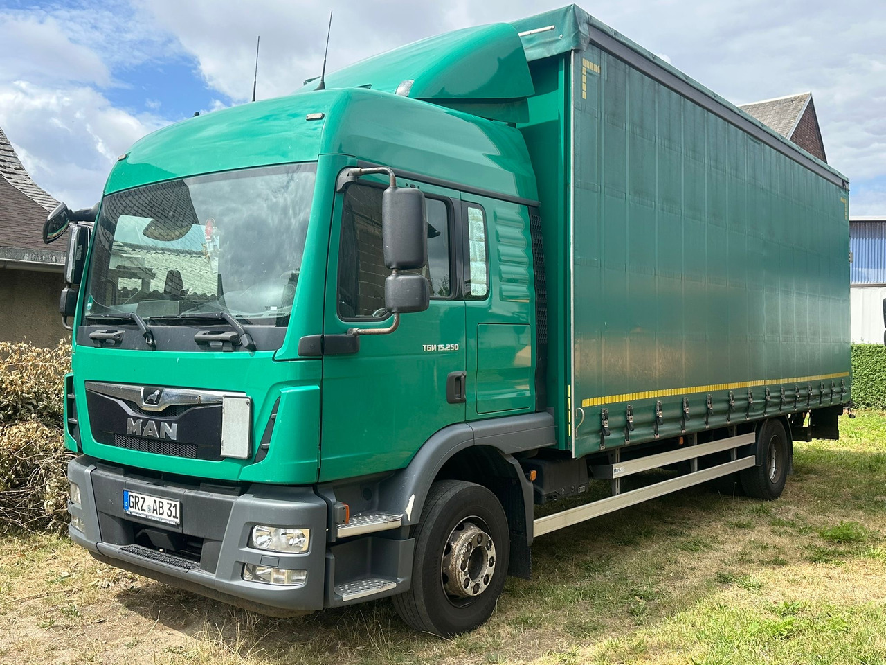 MAN TGM 12.250 / 15.250 / FIRANKA / WINDA / AUTOMAT / 18 PALET / SYPIALKA / 2017 ROK - Camion à rideaux coulissants: photos 2 MAN TGM 12.250 / 15.250 / FIRANKA / WINDA / AUTOMAT / 18 PALET / SYPIALKA / 2017 ROK - Camion à rideaux coulissants: photos 2