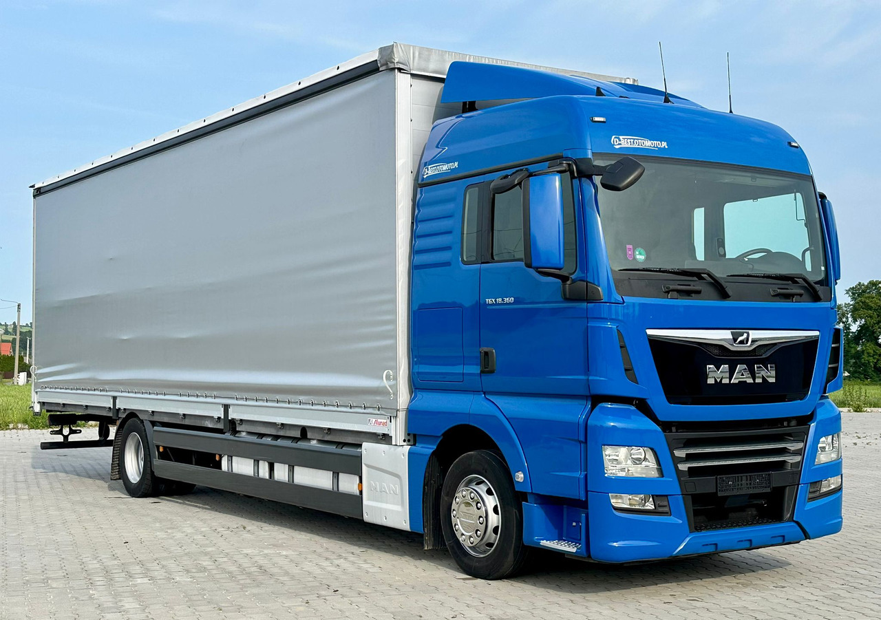 MAN TGX 18.360 / BURTO - FIRANKA / 23 PALETY / SYPIALKA / AUTOMAT / 2021 ROK / SPROWADZONY / SERWISOW - Camion à rideaux coulissants: photos 1 MAN TGX 18.360 / BURTO - FIRANKA / 23 PALETY / SYPIALKA / AUTOMAT / 2021 ROK / SPROWADZONY / SERWISOW - Camion à rideaux coulissants: photos 1