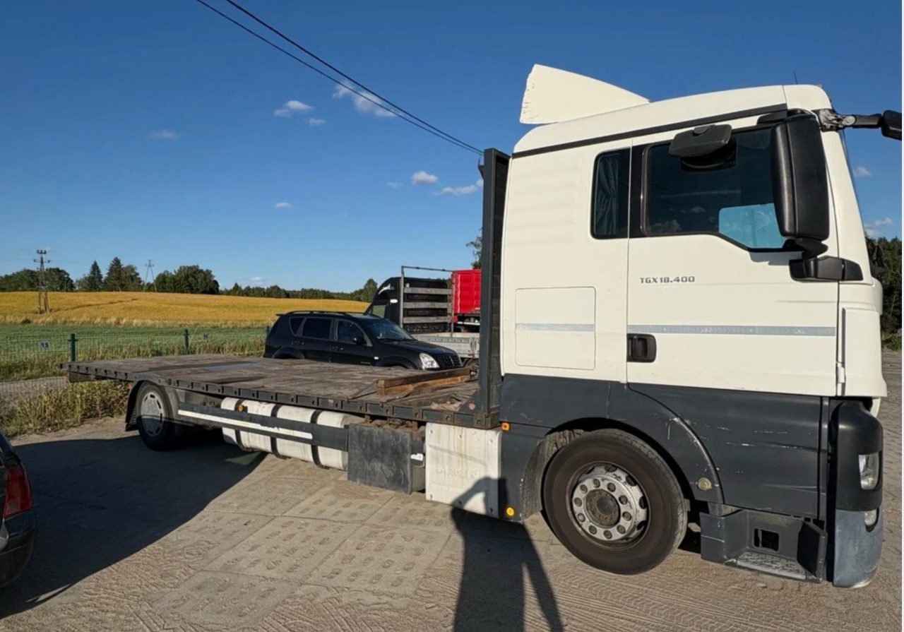 MAN TGX 18.400 / PLATFORMA / 630 TYŚ KM / 2015 ROK / SYPIALKA - Camion plateau: photos 3 MAN TGX 18.400 / PLATFORMA / 630 TYŚ KM / 2015 ROK / SYPIALKA - Camion plateau: photos 3