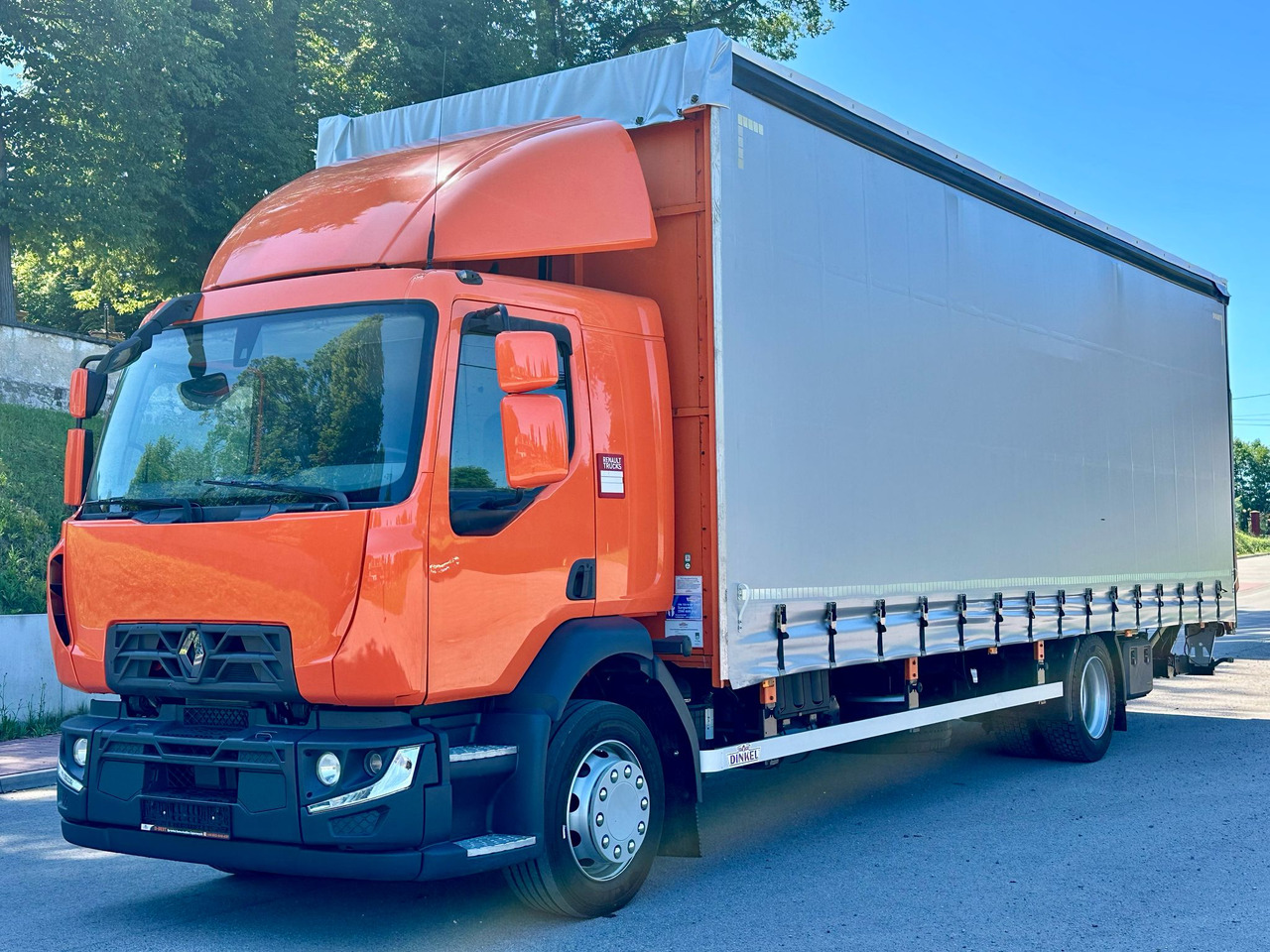 RENAULT D 18 / 280 / FIRANKA / WINDA / 8.6 M DŁUGOŚCI / 21 EUROPALET / NOWE OPONY / ŁADOWNOŚĆ 9.380 KG / AUTOMAT / SERWISOWANA / SPROWADZONA - Camion à rideaux coulissants: photos 2 RENAULT D 18 / 280 / FIRANKA / WINDA / 8.6 M DŁUGOŚCI / 21 EUROPALET / NOWE OPONY / ŁADOWNOŚĆ 9.380 KG / AUTOMAT / SERWISOWANA / SPROWADZONA - Camion à rideaux coulissants: photos 2