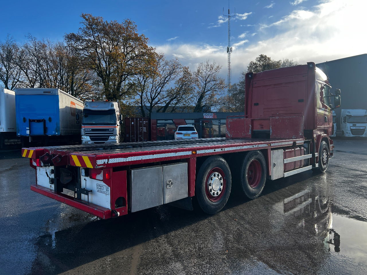 Scania R500 V8 Highline 6x2, Retarder, Euro 5 - Camion plateau: photos 3 Scania R500 V8 Highline 6x2, Retarder, Euro 5 - Camion plateau: photos 3