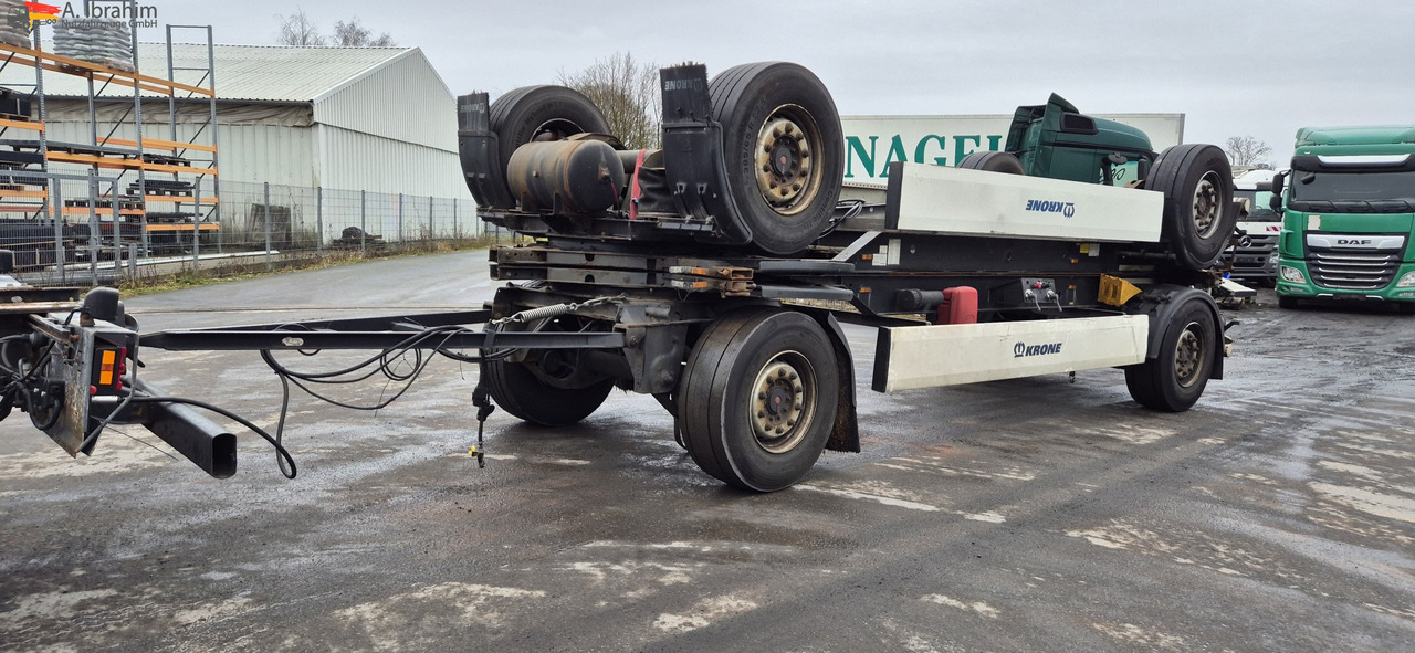 Krone AZ 3x vorhanden SAF Achsen, fertig gestapelt - Remorque porte-conteneur/ Caisse mobile: photos 1 Krone AZ 3x vorhanden SAF Achsen, fertig gestapelt - Remorque porte-conteneur/ Caisse mobile: photos 1