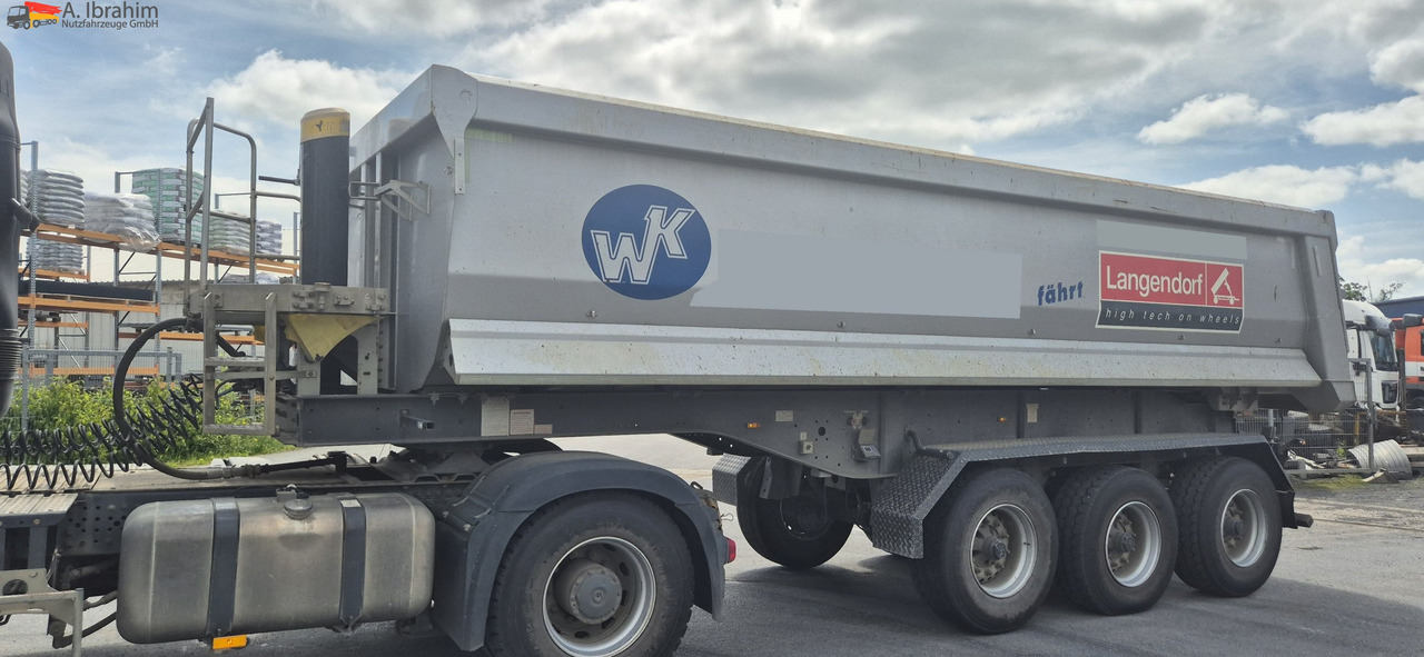 Langendorf SKS-HS 24/29 24 cbm, einsatzbereit - Semi-remorque benne: photos 1 Langendorf SKS-HS 24/29 24 cbm, einsatzbereit - Semi-remorque benne: photos 1