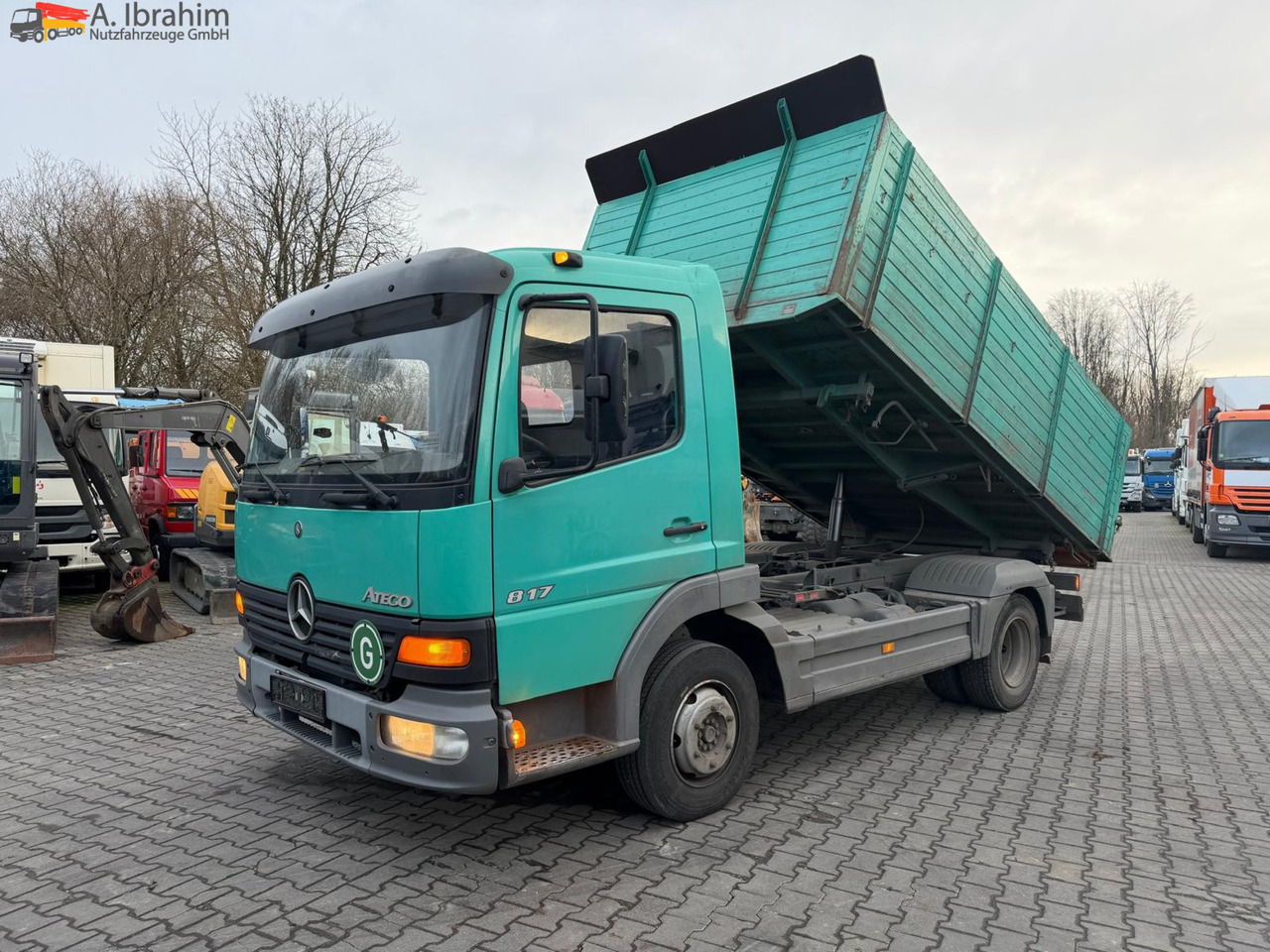 Mercedes-Benz Atego 817 Meiller Kipper OFF. Kasten | 4x2 | AHK | ABS - Camion benne: photos 1 Mercedes-Benz Atego 817 Meiller Kipper OFF. Kasten | 4x2 | AHK | ABS - Camion benne: photos 1