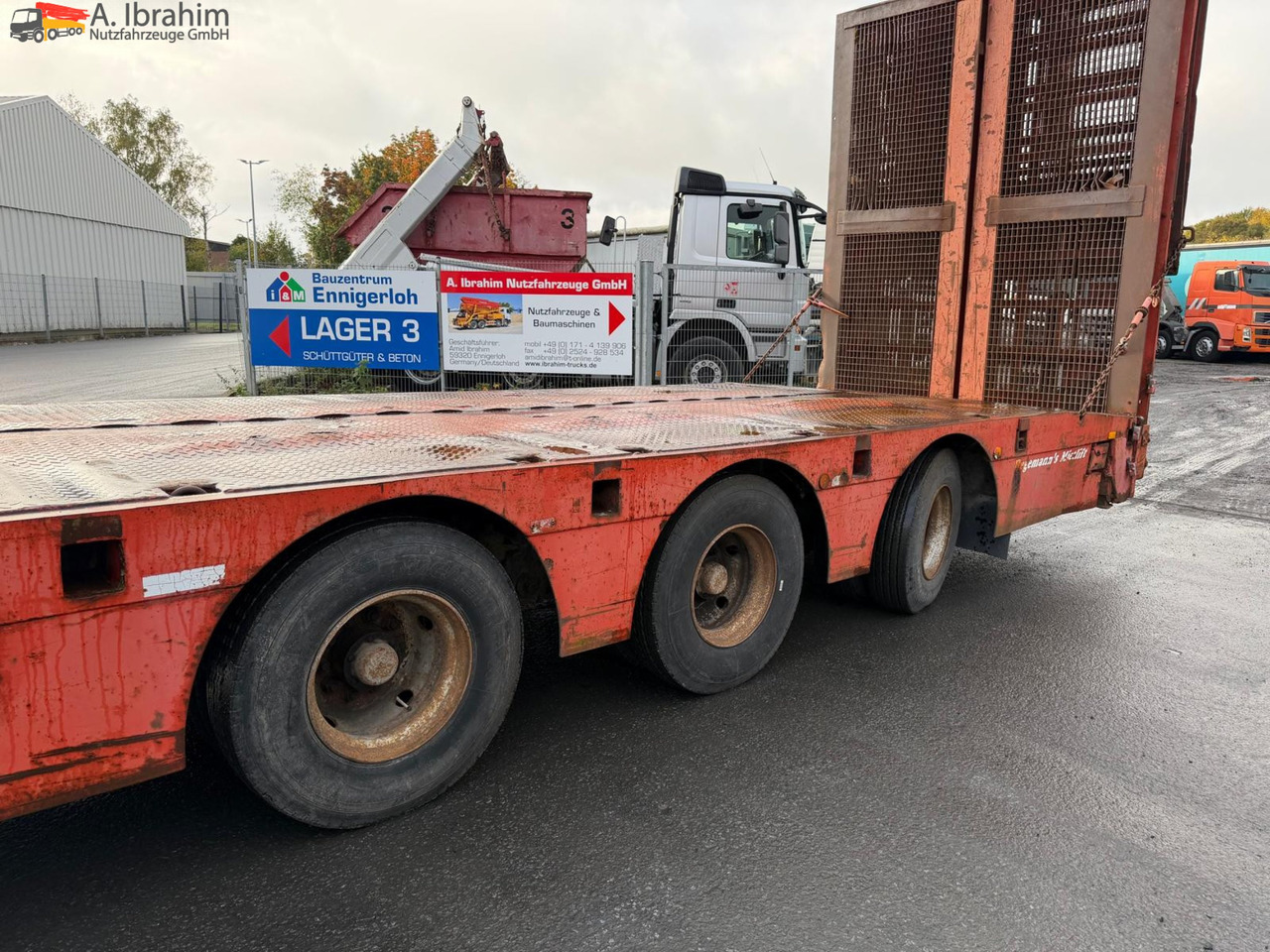 Nooteboom OSD-48-03 V/L ausziehbar | 1 x Lenkachse | Rampen - Semi-remorque surbaissé: photos 3 Nooteboom OSD-48-03 V/L ausziehbar | 1 x Lenkachse | Rampen - Semi-remorque surbaissé: photos 3